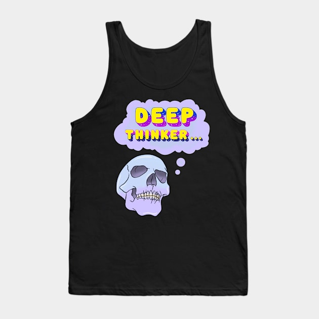 Deep Thinker Tank Top by Tameink